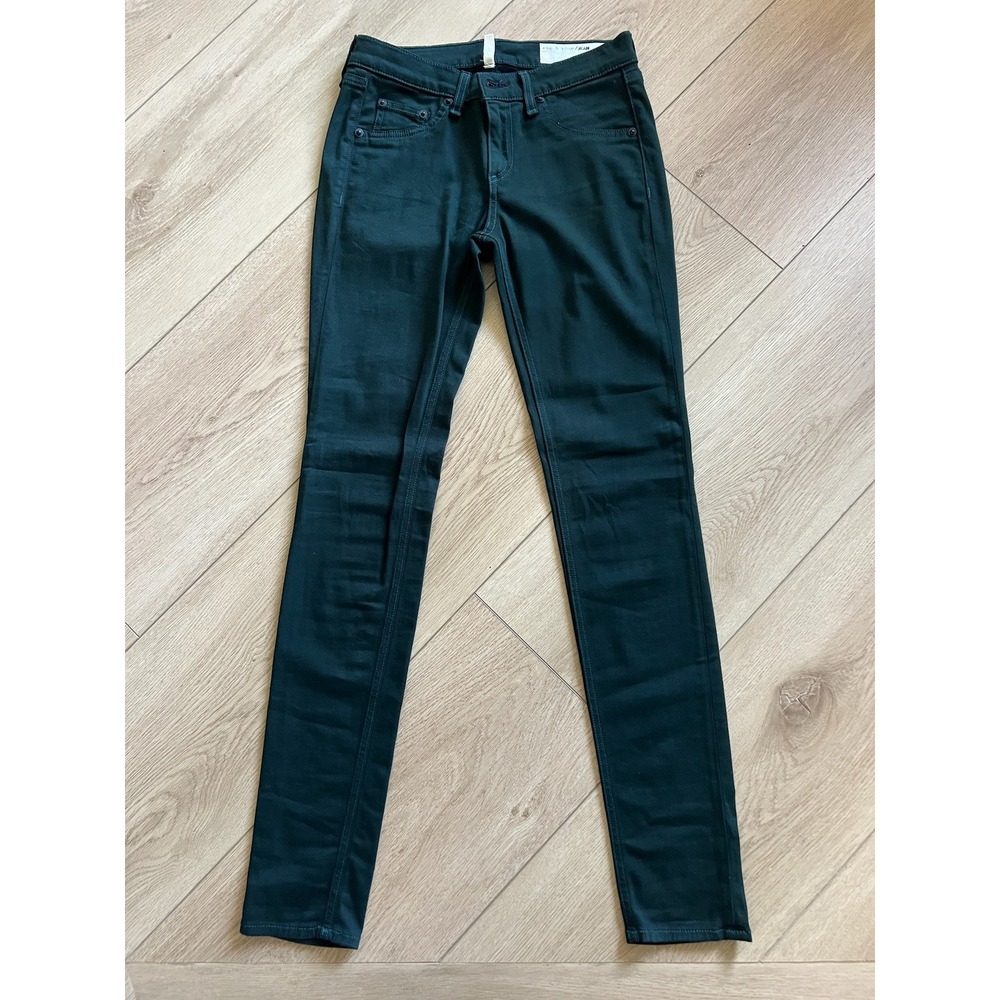 Rag &‎ Bone JEAN Legging Ankle Skinny Pants Dark Green Women's Size 26
